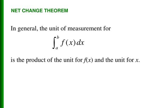 Image result for Net Change Theorem Calculus