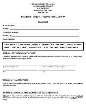 Image result for Transcript Release Form