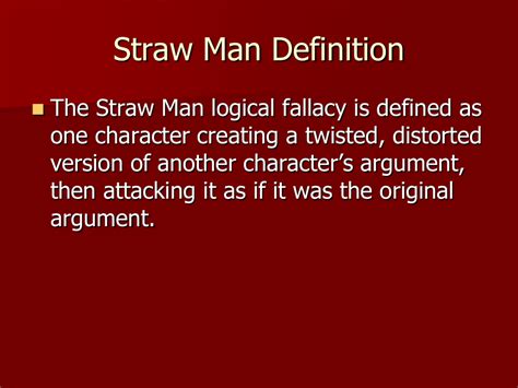Afbeeldingsresultaten voor Example of Straw Man