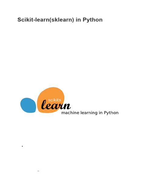 Image result for How to Download Sklearn in Python