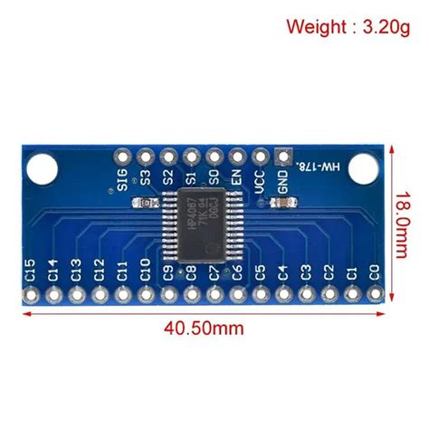 Cd74hc4067 Module Dimention に対する画像結果
