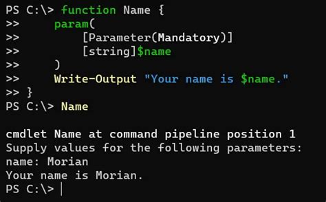 PowerShell User Input UI に対する画像結果