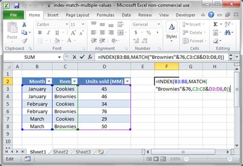 Image result for Multi-Criteria INDEX/MATCH Excel