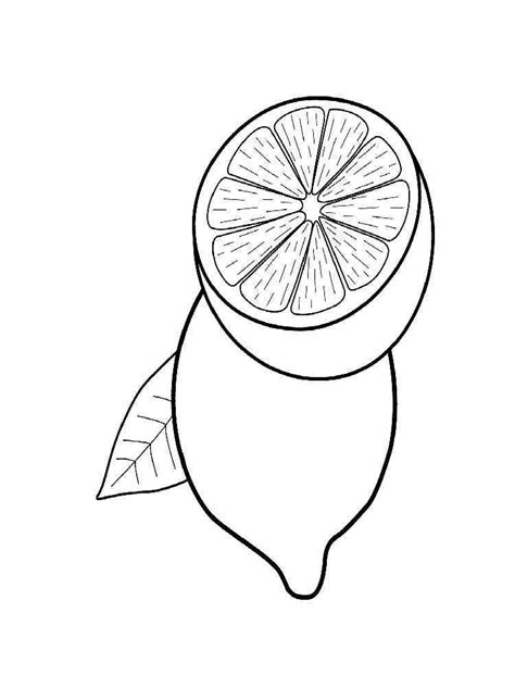 Image result for Lemon Coloring Sheet