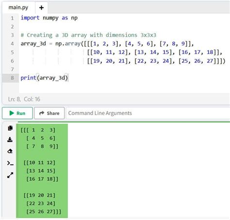 Image result for 3D Array Python-Numpy