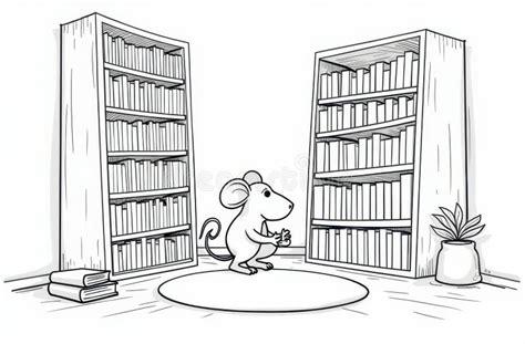 Library Mouse Coloring Page に対する画像結果