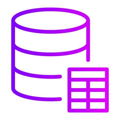 Toradh íomhá ar Database Table Icon