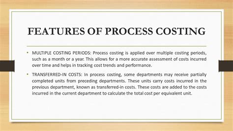Image result for Features of Process Costing