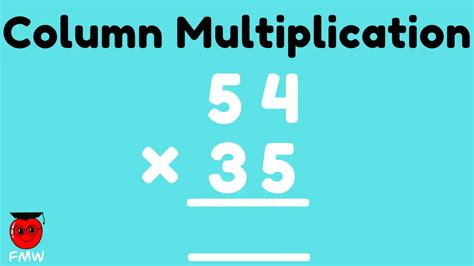 Image result for Multiplication Column Method No Answer