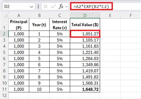 Image result for Cumulative Compound Interest Formula Excel