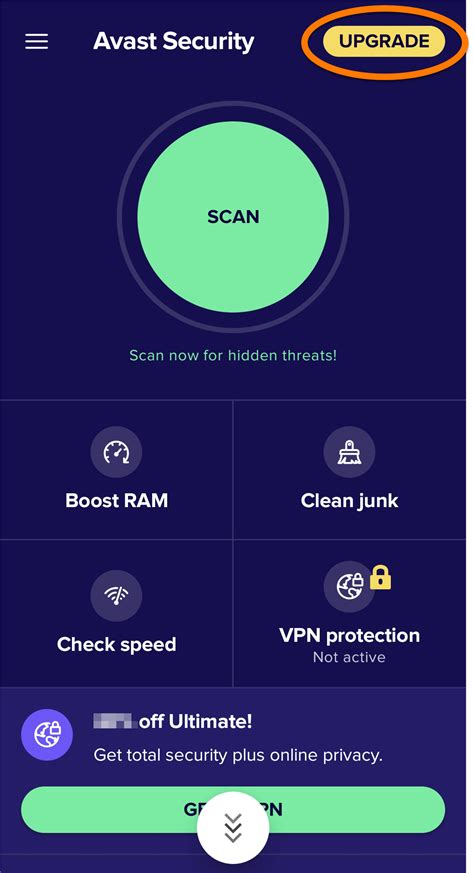 Toradh íomhá ar Avast! Mobile App VPN