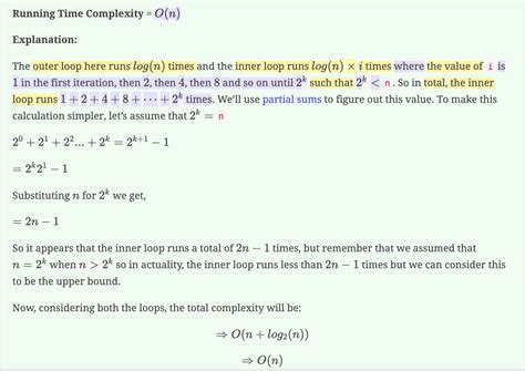 Time Complexity of Nested Loop Solution に対する画像結果
