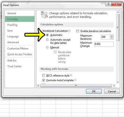Calculate Automatically Excel に対する画像結果
