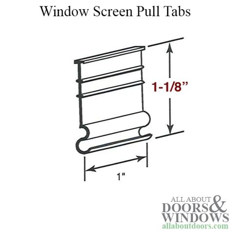 Image result for How to Install Window Screen Pull Tabs
