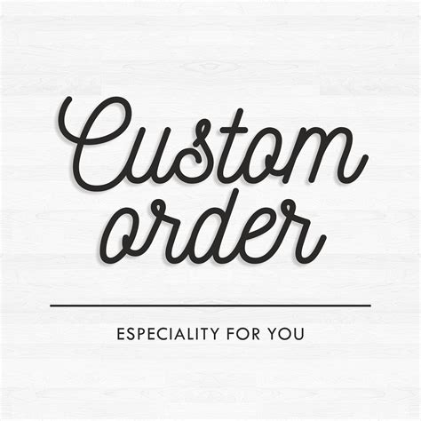 Image result for Images for Custom Order