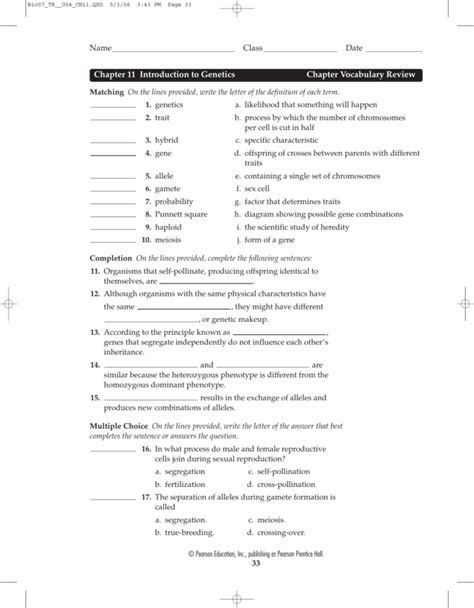 Genetics Introduction Worksheet に対する画像結果