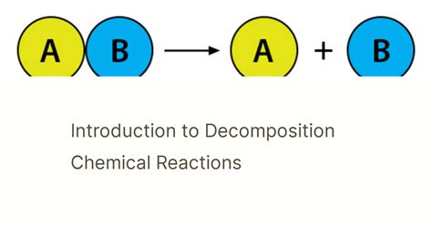 Afbeeldingsresultaten voor Decomposition Chemical Process