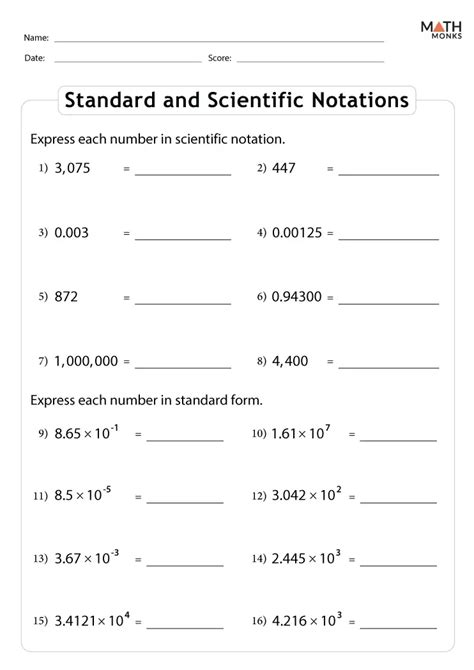 Afbeeldingsresultaten voor Scientific Notation Questions