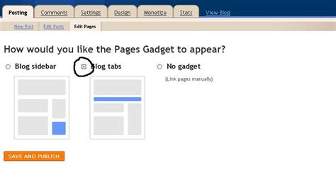Toradh íomhá ar Image of Menu Tab On Blog