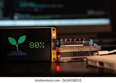Toradh íomhá ar Display Panel Microcontroller
