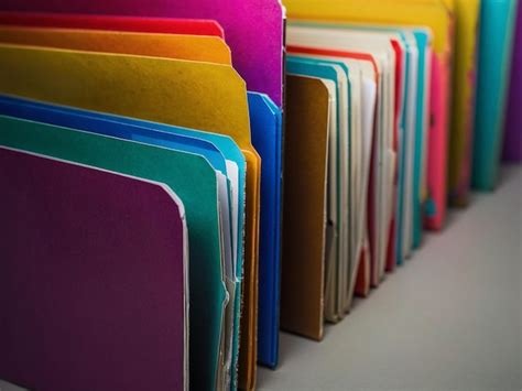Image result for Colorful File Folders