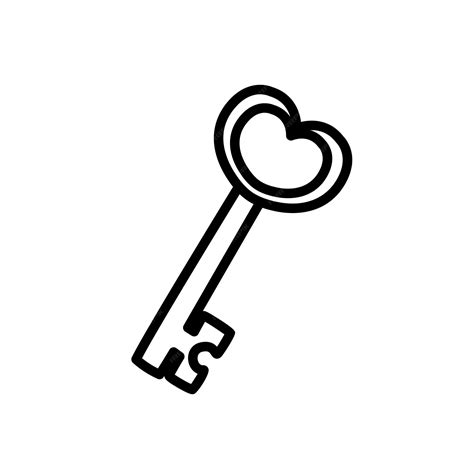 Afbeeldingsresultaten voor Key Heart Coloring Pages