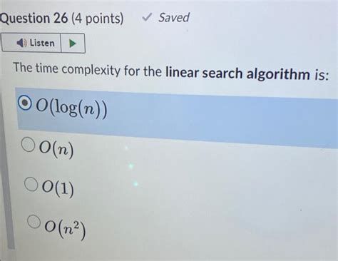Image result for Time Complexity of Linear Search Algorithm