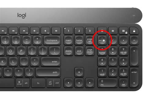 Toradh íomhá ar Num Lock On Logi Keyboard
