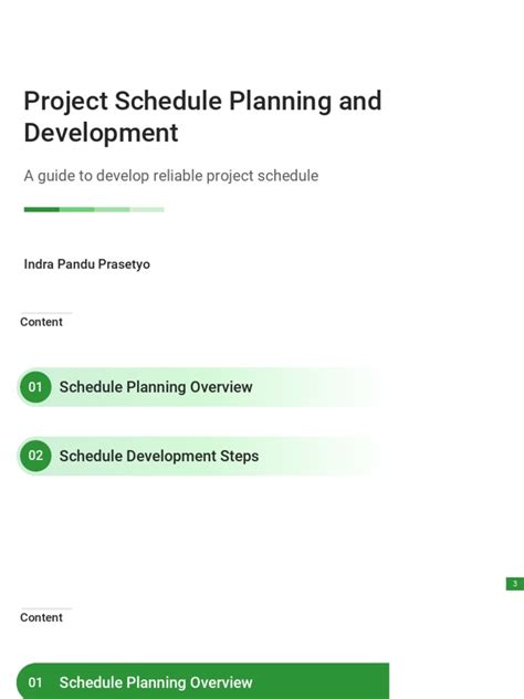 Develop Project Schedule に対する画像結果