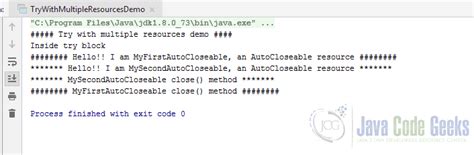 Image result for Try with Resources Java