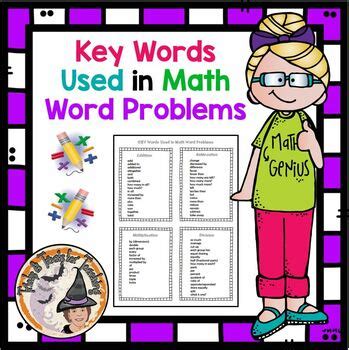 Image result for Math Word Problrms Key Words