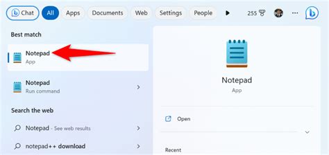 Image result for Opening Notepad