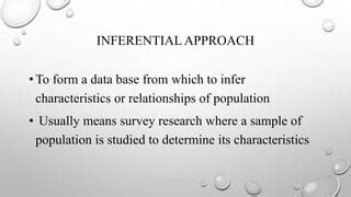 Image result for Research Approach Inferential PPT