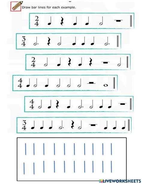 Image result for Rhythmic Pattern Worksheet