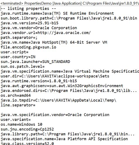 Toradh íomhá ar Java Properties Apk