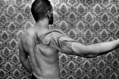 You Need To See These Awesome Geometric Line Tattoos By Chaim Machlev