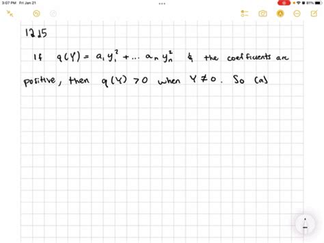 Toradh íomhá ar Positive Definite Quadratic Form