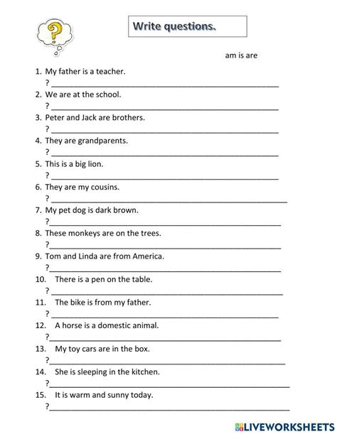 Image result for Interrogative Worksheet for Class 5