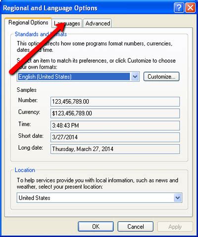 Windows XP How to Add Keyboard Language に対する画像結果