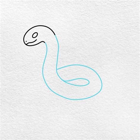 Toradh íomhá ar How to Draw a Snake