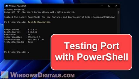 Image result for Test Connection PowerShell