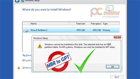 Cannot Install Windows 10 On MBR Partition ಗಾಗಿ ಇಮೇಜ್ ಫಲಿತಾಂಶ