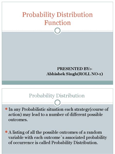 Toradh íomhá ar Random Variable Probability Distribution
