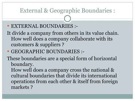 Image result for Organizational Boundary Example