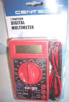 Image result for Harbor Freight 7 Function Digital Multimeter