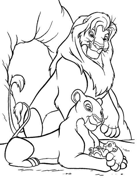 Image result for Simba and Nala Coloring Pages