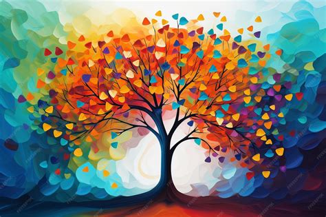 Afbeeldingsresultaten voor Colorful Tree