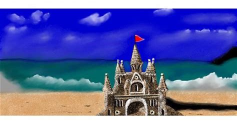 Ornate Sand Castle Drawing に対する画像結果