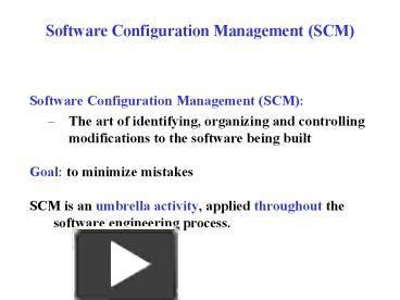 Image result for SCM Software Configuration Management