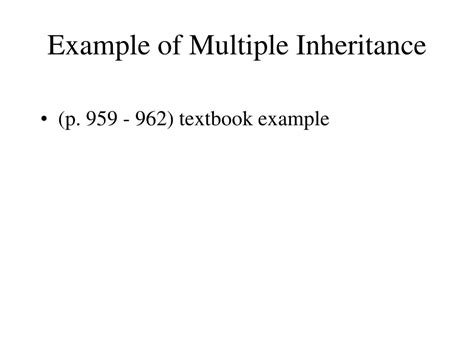 Image result for Real Life Example Ofmultipe Inheritance